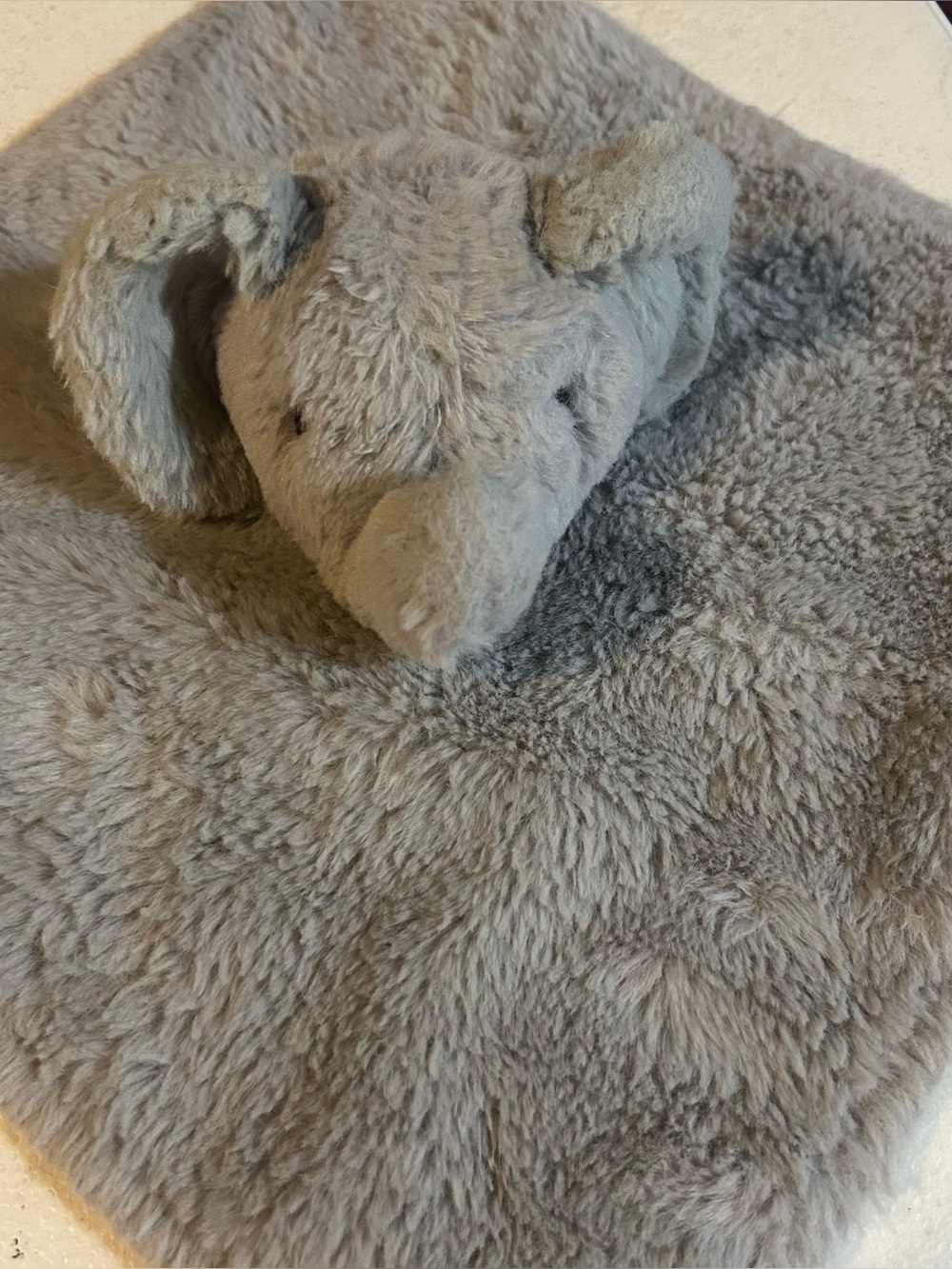 Parent's Choice Baby Elephant Security Blanket Lovey
